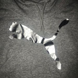 Puma Gray Cowl Sweater